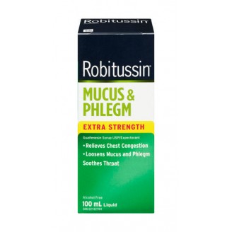Robitussin Mucus & Phlegm Extra Strength, 100 ml